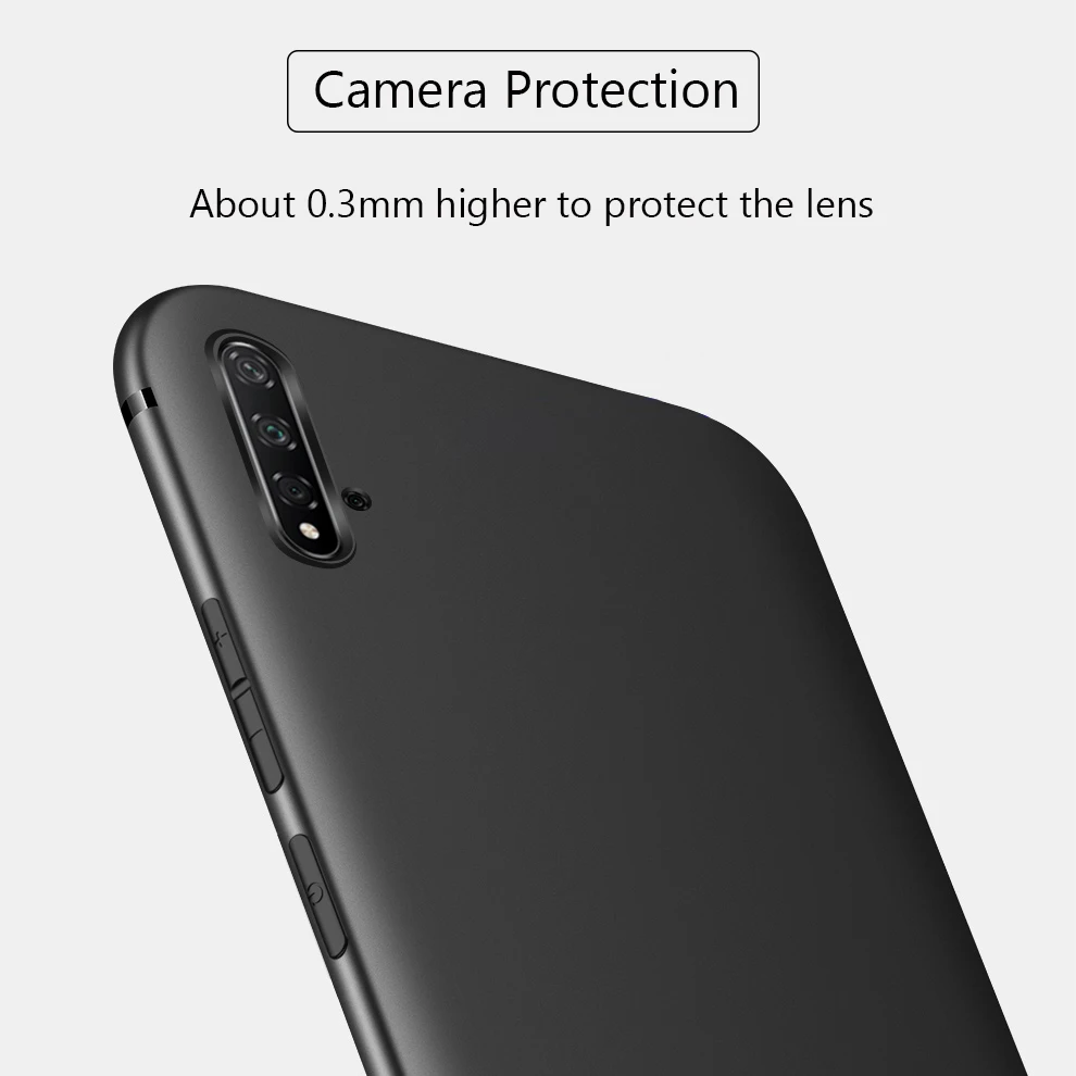 Lainergie для Huawei Honor 20 Pro, простой чехол, продается, Тонкая Матовая Мягкая силиконовая задняя крышка, чехлы для телефонов Honor 20 Honor 20S Lite