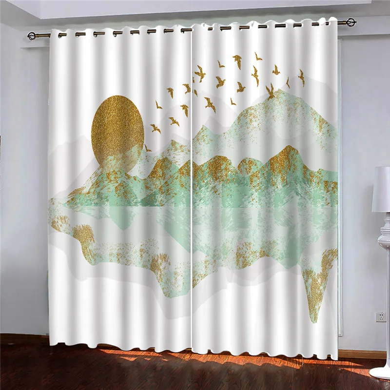 2020 пользовательские Cortinas новые украшения дома гостиной спальни 3D занавески