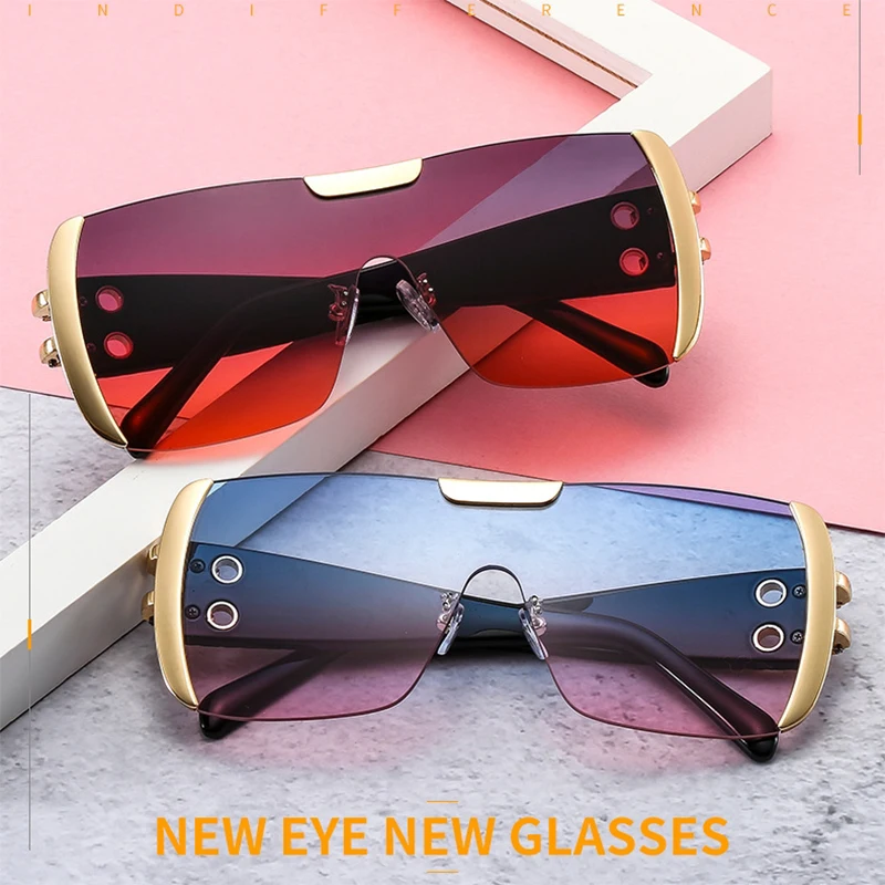 

Classic Retro Oversized Siamese Sunglasses For Women Men Unisex Outdoor Driving Fishing Elegant Big Large Sun Glasses Eyewear