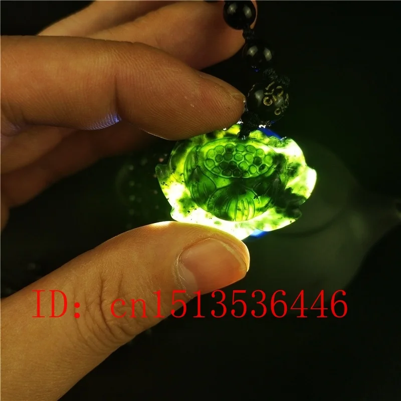 Сертифицированный китайский натуральный черный зеленый нефритовый Лотос