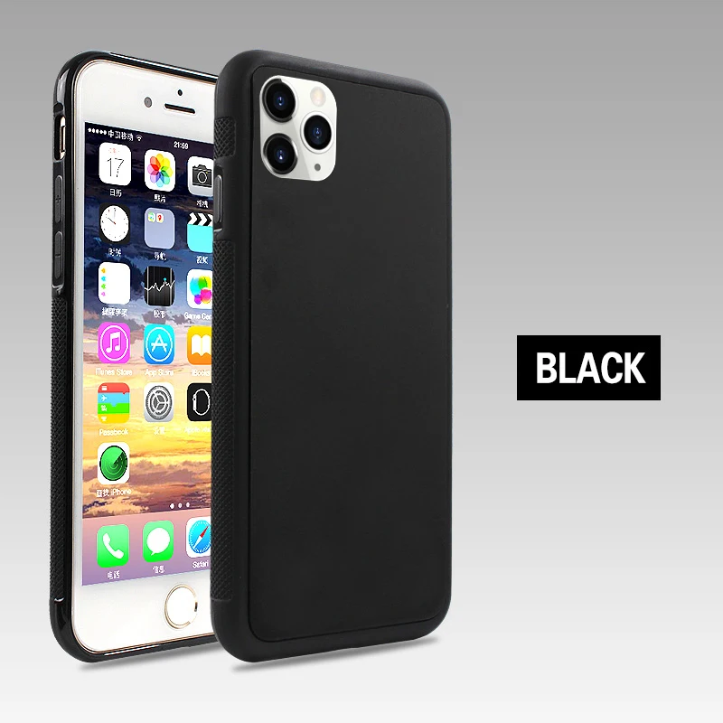 11 Black Антигравитационные чехлы для iPhone 11 X XS MAX XR 8 7 Plus, силиконовый чехол для телефона iPhone 6 6s Plus 5S SE, антигравитационный чехол - Цвет: 11 Black