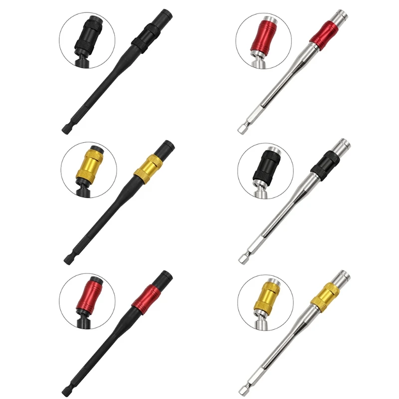 

Hex Shank Bit Holder Extension Quick Change Screwdriver Connection Rod Adapter