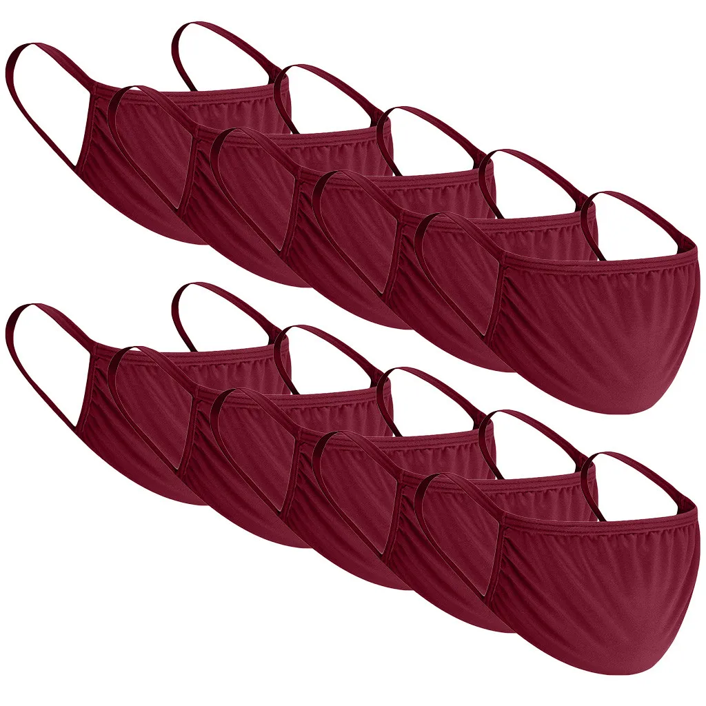

10PC Mouth Masks Unisex Outdoor Face Mask Adult Mouth Cover Protective Mask Drop Ship Mascarillas Face Shield Masque Facial Mask