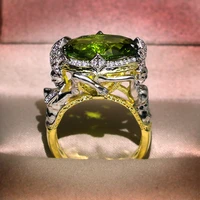 18k multi gold ring for women natural 3 carat diamond with diamond jewelry anillos de bizuteria anillos mujer gemstone rings box