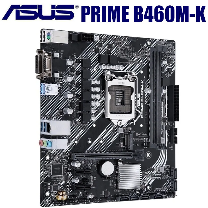 Bestellen ASUS PRIME B460M-K Motherboard LGA 1150 DDR3 32GB Core I7 I5 I3 Pentium/Celeron PCI-E 3,0 Desktop PRIME B460M K Mainboard Neue