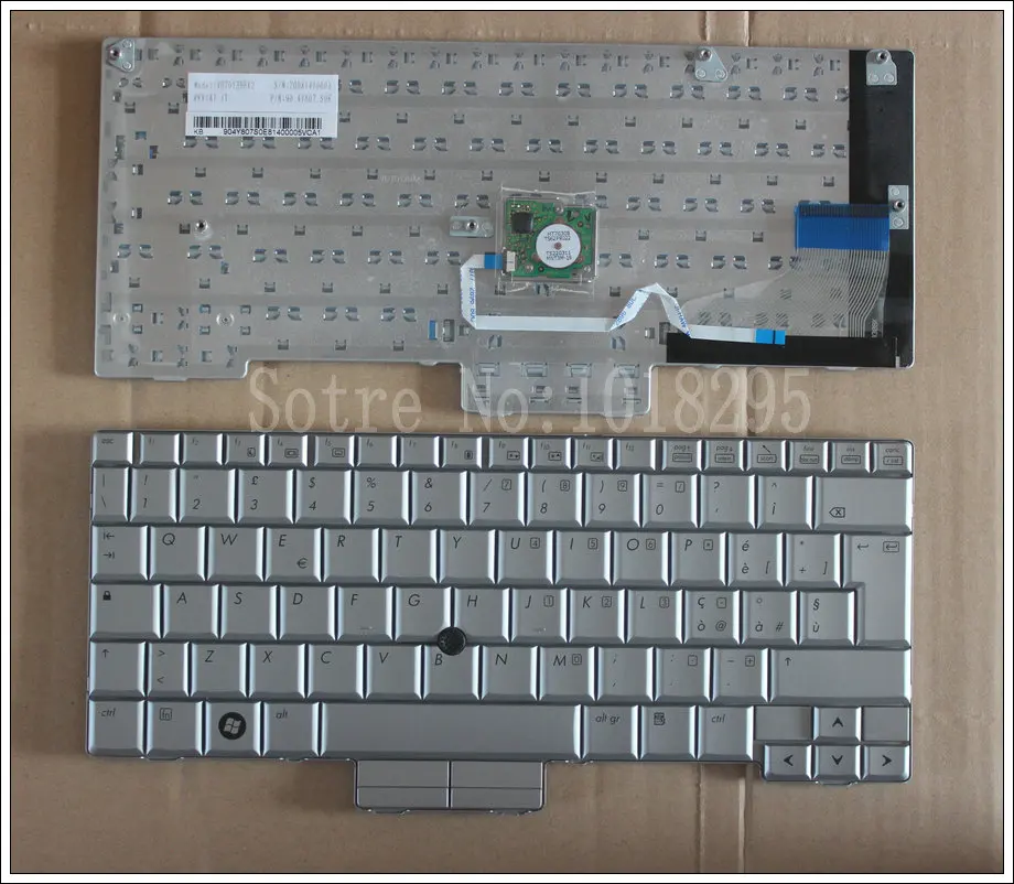

NEW Italy Laptop keyboard for HP Compaq 2710 2710P EliteBook 2730 2730P IT silver Version keyboard