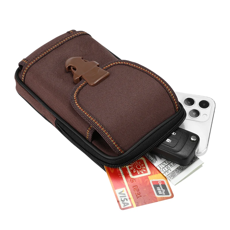 Универсальный Оксфорд ткань мобильный телефон сумка для Samsung/iPhone/смартфон