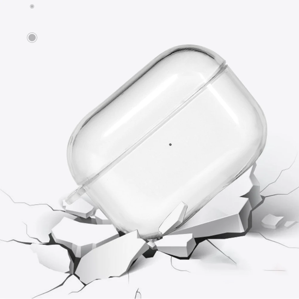 Кристально чистые наушники мягкий чехол для AirPods Pro 3 Силиконовая Беспроводная Bluetooth гарнитура противоударный Прозрачный чехол для Air Pod