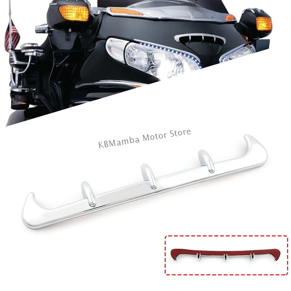 

For GL1800 Gold Wing Motrocycle Decoration Fairing Scoop Air Vent Duct Trim Chrome For Honda Goldwing GL 1800 2001-2011