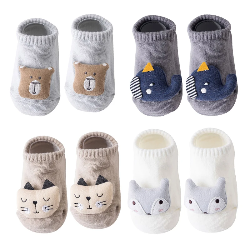 

Cartoon Baby Socks Spring Autumn Anti Slip Short Floor Sock for Infant Babies Boy Girl Cute Animal Accessories Newborn Kids Gift