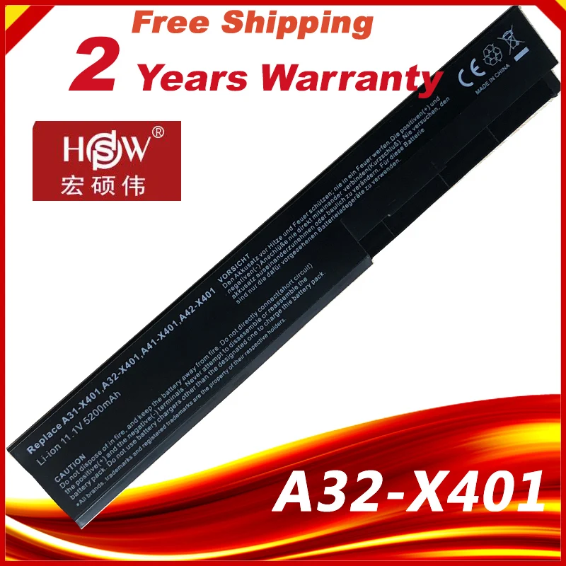 Аккумулятор для ноутбука Asus X301A X301U X401 X401A X401U X501 X501A X501U A31 A32 A41 A42 X401|laptop battery|battery for