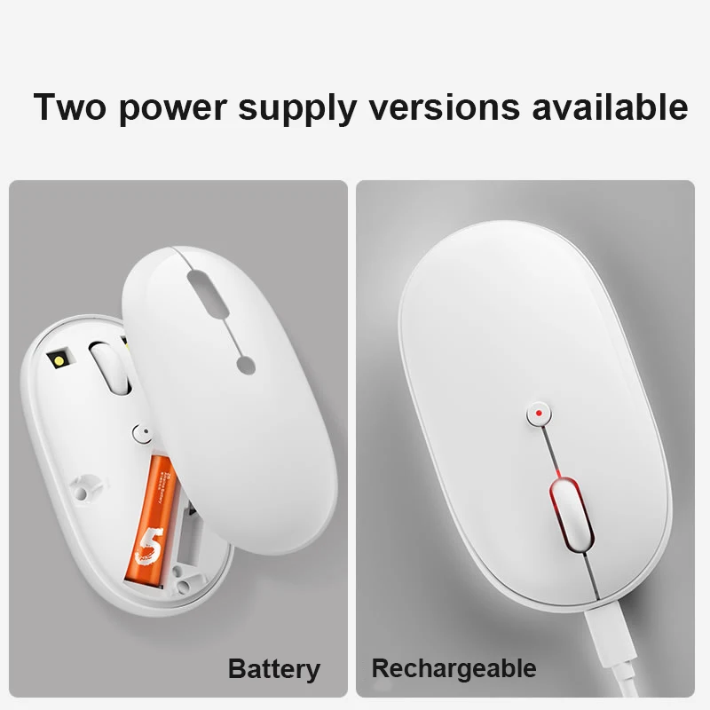 Красочная Bluetooth мини перезаряжаемая мышь Бесшумная игровая Ricaricabile для Macbook Lenovo