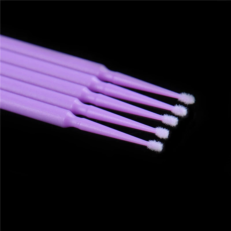 

100 Pcs/bag Cotton Swab Micro Brush Disposable Microbrush Applicators Extensions Eyelash Makeup