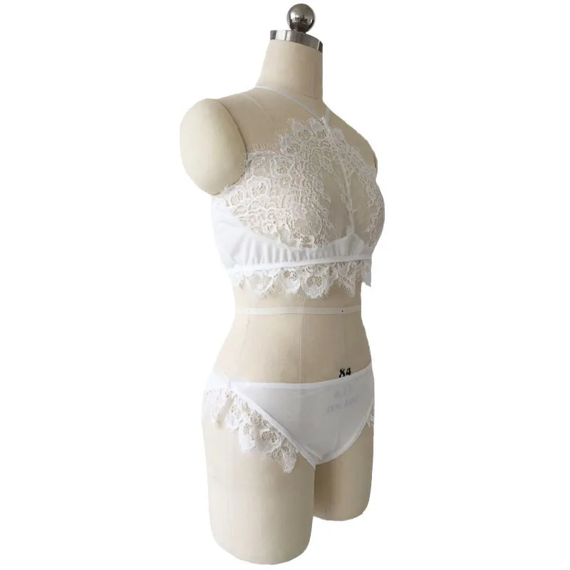 Женское экзотическое кружевное нижнее белье бюстгальтер трусики сексуальные