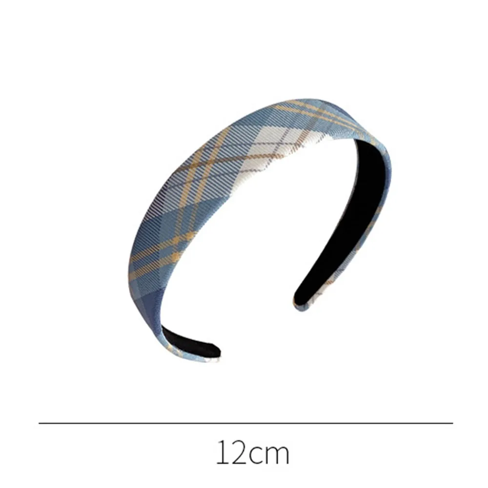 

Vintage Grid Stripe Headband Hairbands Solid Headwear for Women Girls Fashion Hair Band Chic Hair Hoop Hair Accessories Headwear