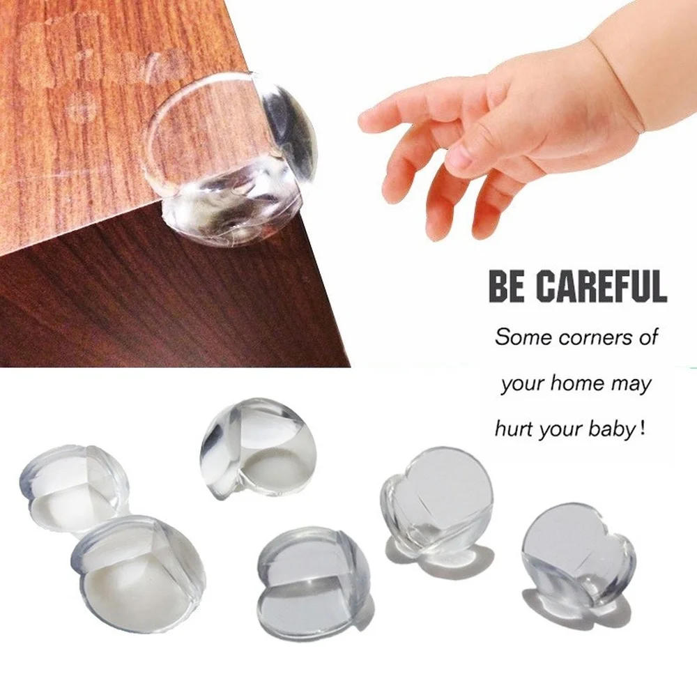 

8/12/16pcs Baby Safety Table Corner Protector Transparent Kids Safe Table Angle Anti-Collision Protection Furniture Soft Elastic