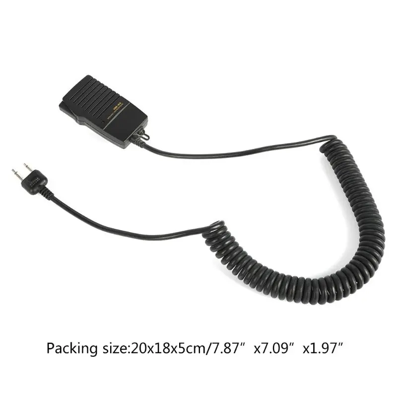 

NEW HM-46 Angle Type SP/Mic w/earphone jack for IC-V8 IC-V82 IC-V85 IC-V80