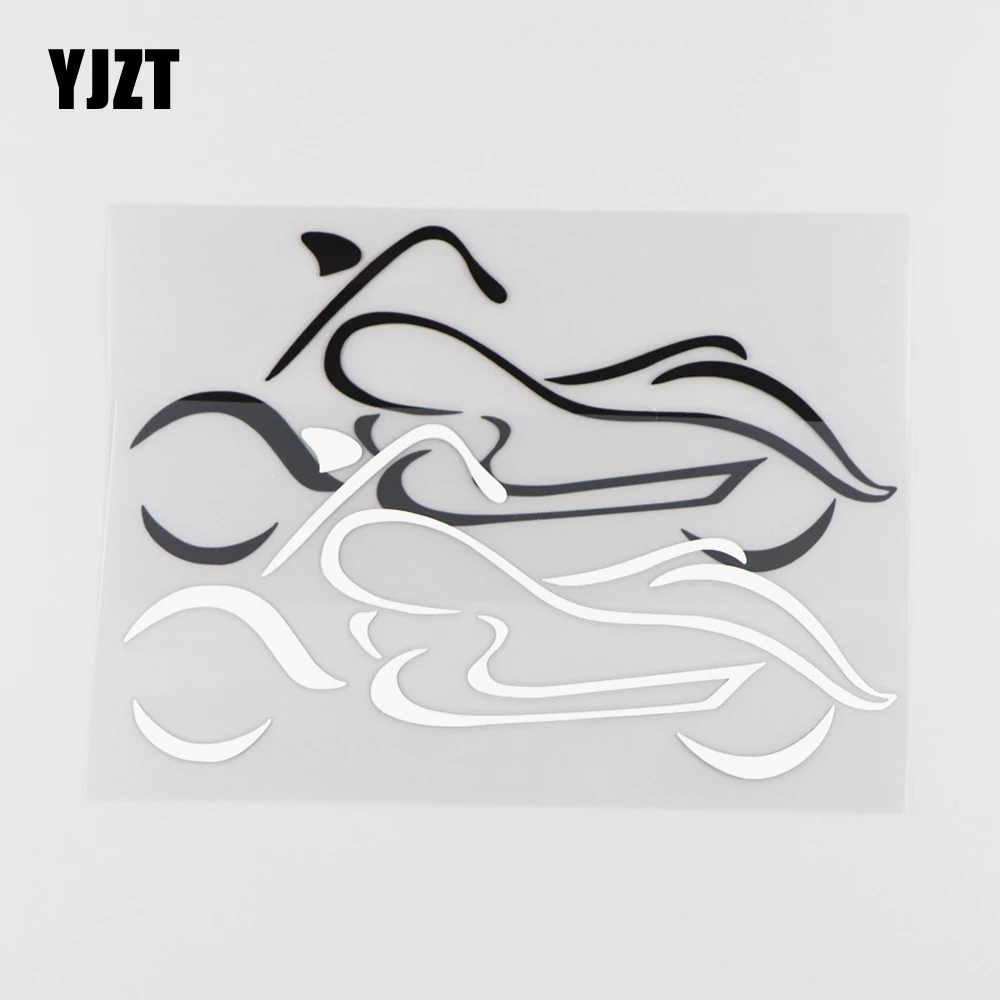 

YJZT 18CM*8CM Locomotive Personality Design Vinyl Decal Car Sticker 1A-0100