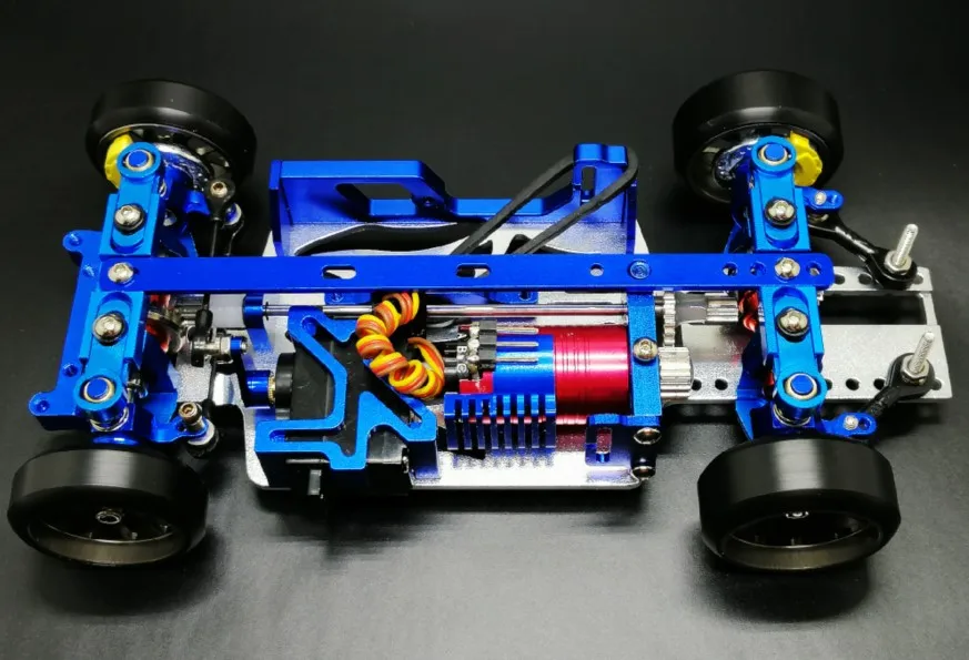 FATJAY MINI-Q8 1/28 ARR RTR бесщеточная модернизация двигателя 12A ESC все металлические обновления гоночный Дрифт RC автомобиль