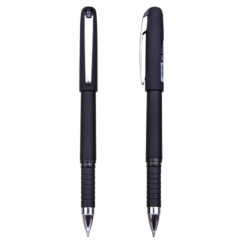 

Deli s822 Advanced Fashion Black refill neutral pen, 0.7mm cap type neutral pen, office signature pen, student stationery