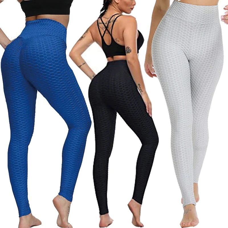 Butt Crack Anti Cellulite Leggings for Women Butt Peach Lift Leggin Push Up Booty Tights High Waist Workout Yoga Pants
