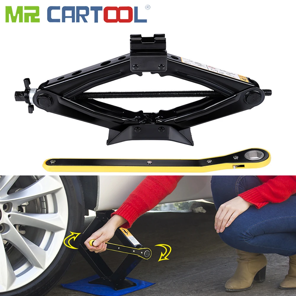 Mr Cartool 2T Автомобильный домкрат ножничный для ремонта автомобильных шин 2 тонны