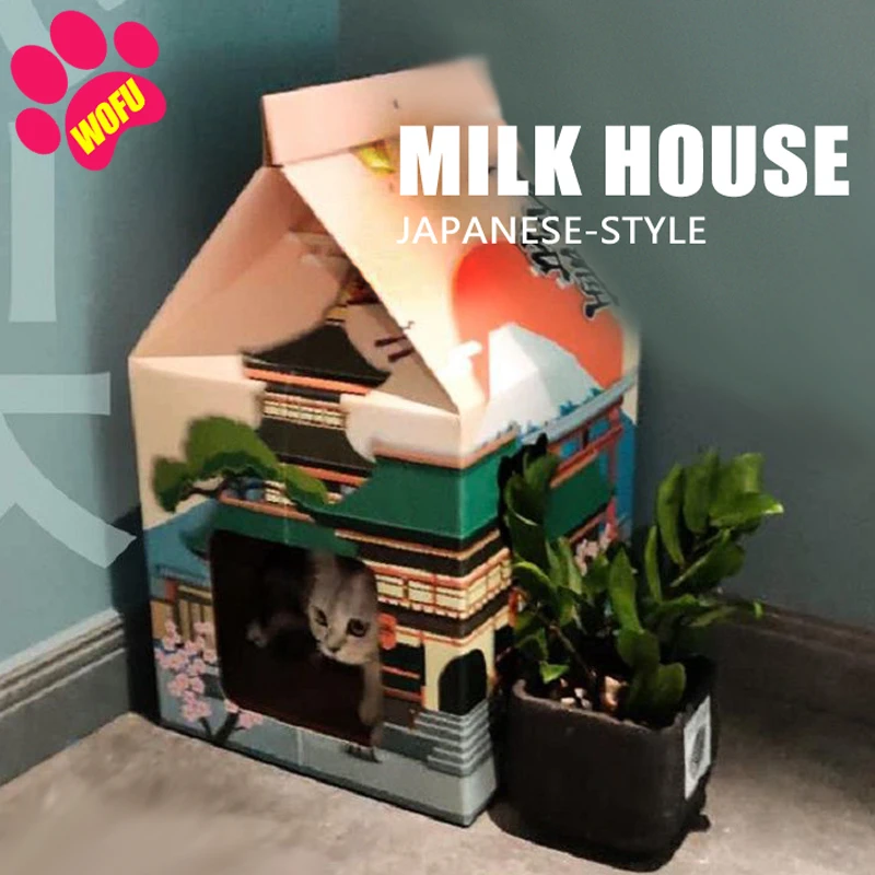 

WOFUWOFU Cat Scratching Board Pet Furniture Corrugated Scratcher Protecting Furniture Pad Kitten Scratch Toy Cat Couch Bed