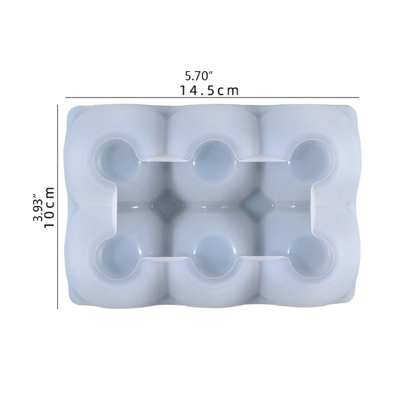 

DIY Crystal Epoxy Mold Creative Egg Grid Egg Storage Decoration Silicone Mold for Egg Tray Resin Casting U90F