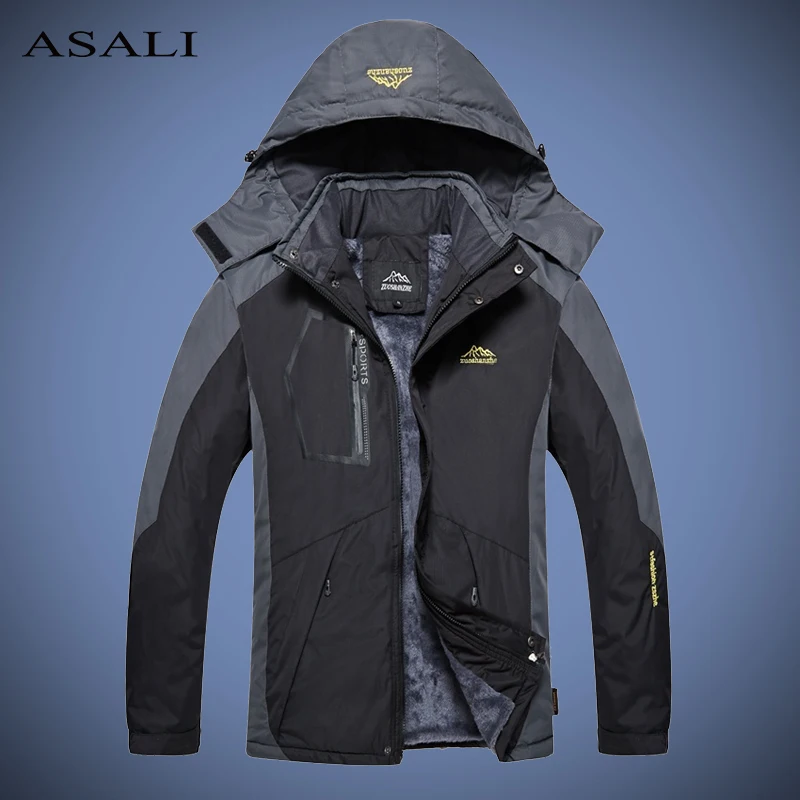 2020 парка Для мужчин зимняя водонепроницаемая теплая s куртка ветровка с