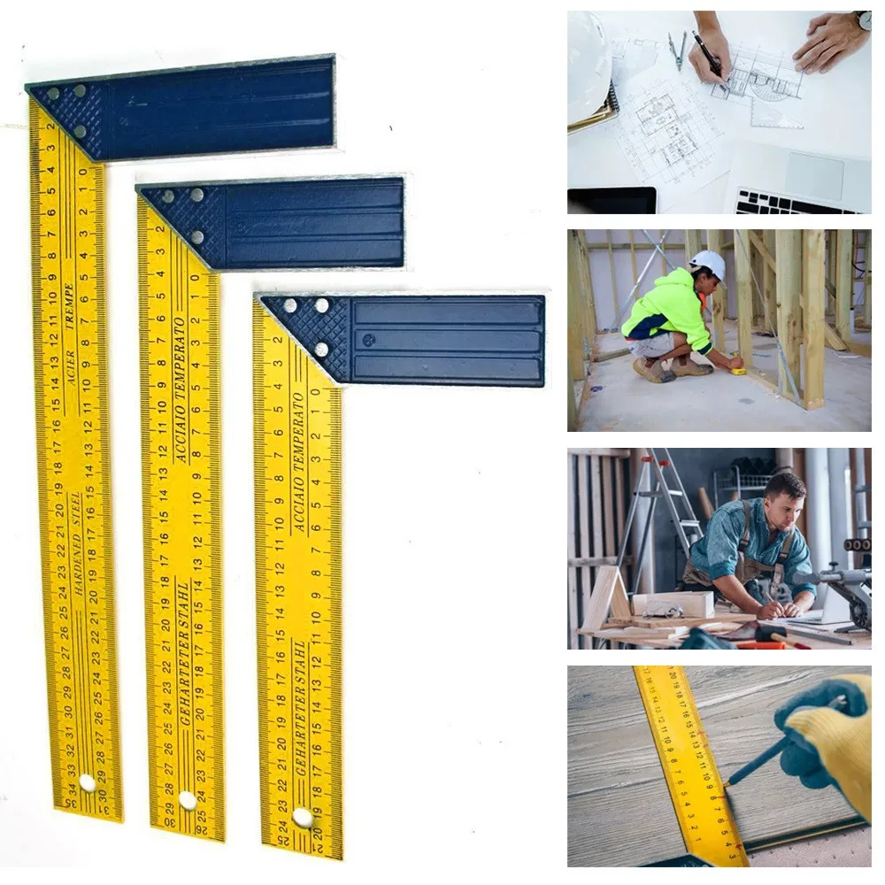 

Carpenter Ruler Engineer Equipment Stainless Steel Woodworking Durable