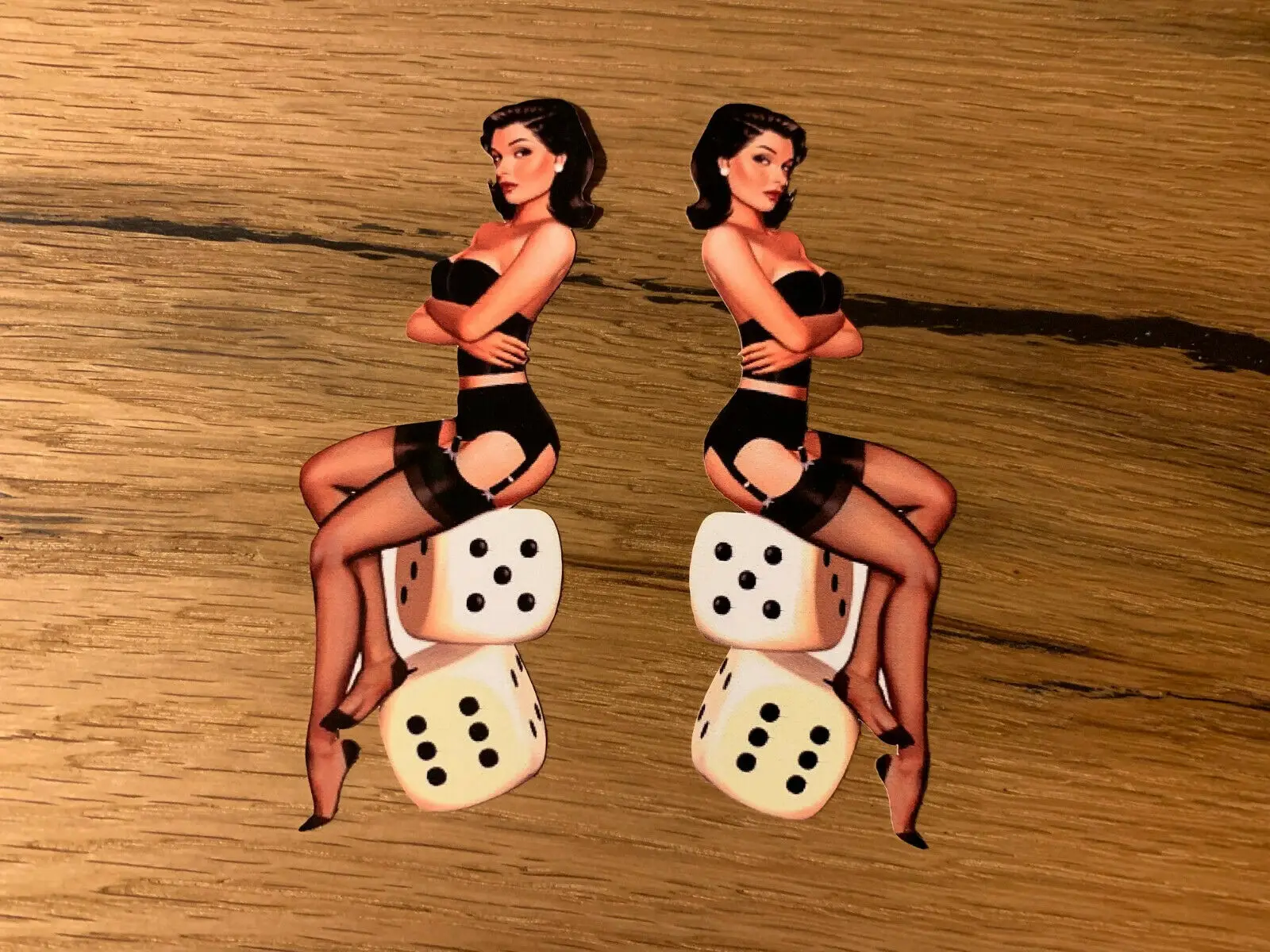 Стикер для девушки Pinup 50th 60th 70th Racer рокабилли тату горячая удочка крыса