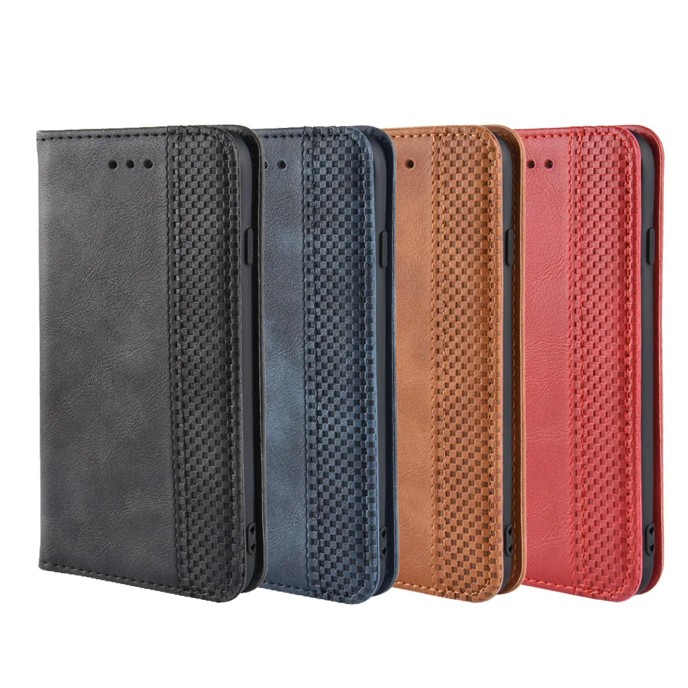 

Luxury Business Flip Cover Case for iPhone 11 Pro Max XS X XR 7 8 6s Plus SE 2 Slim Leather Wallet Phone Shell Card Slots Stand