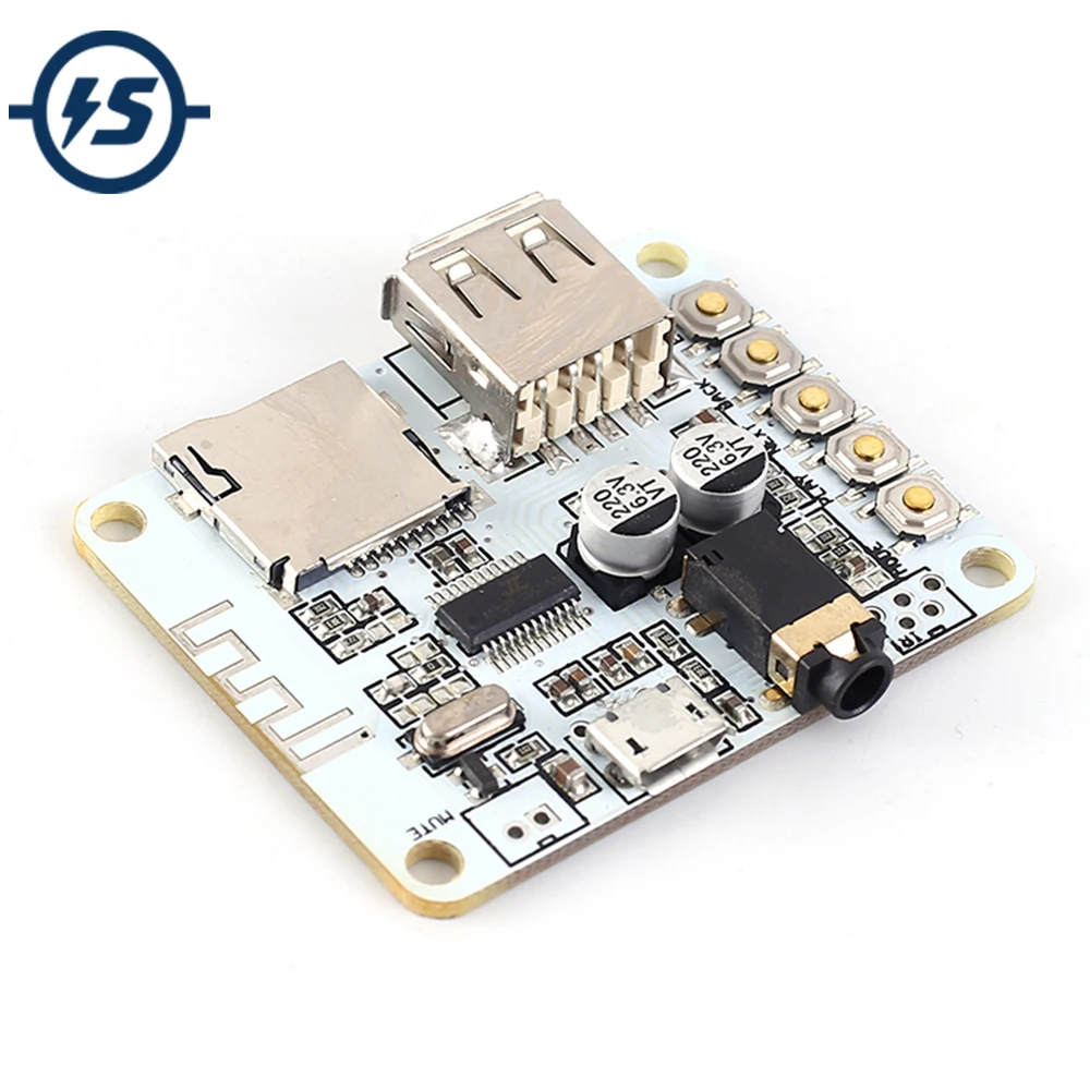 Bluetooth аудио декодер Стерео сигнала Preamp выход модуль аудиоресивера поддержка u