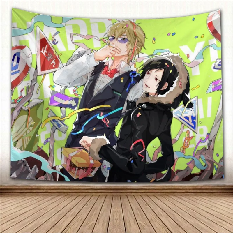 

Новое поступление DURARARA! Настенный подвесной гобелен, искусственные гобелены, Фотофон, ткань, скатерть для стола, настенный гобелен