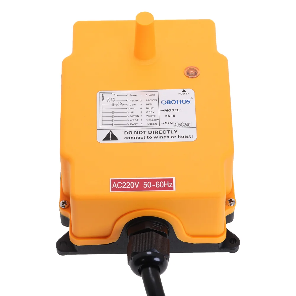 HS 6 подъемный Радиоуправляемый промышленный пульт дистанционного управления