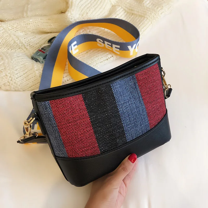 Маленькие сумочки DikizFly со вставками новинка 2019 сумки через плечо модная женская