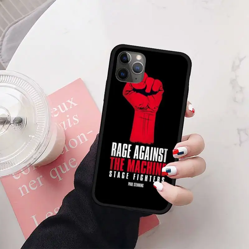 

Rage Against The Machine Phone Case for iPhone 11 12 mini pro XS MAX 8 7 6 6S Plus X 5S SE 2020 XR