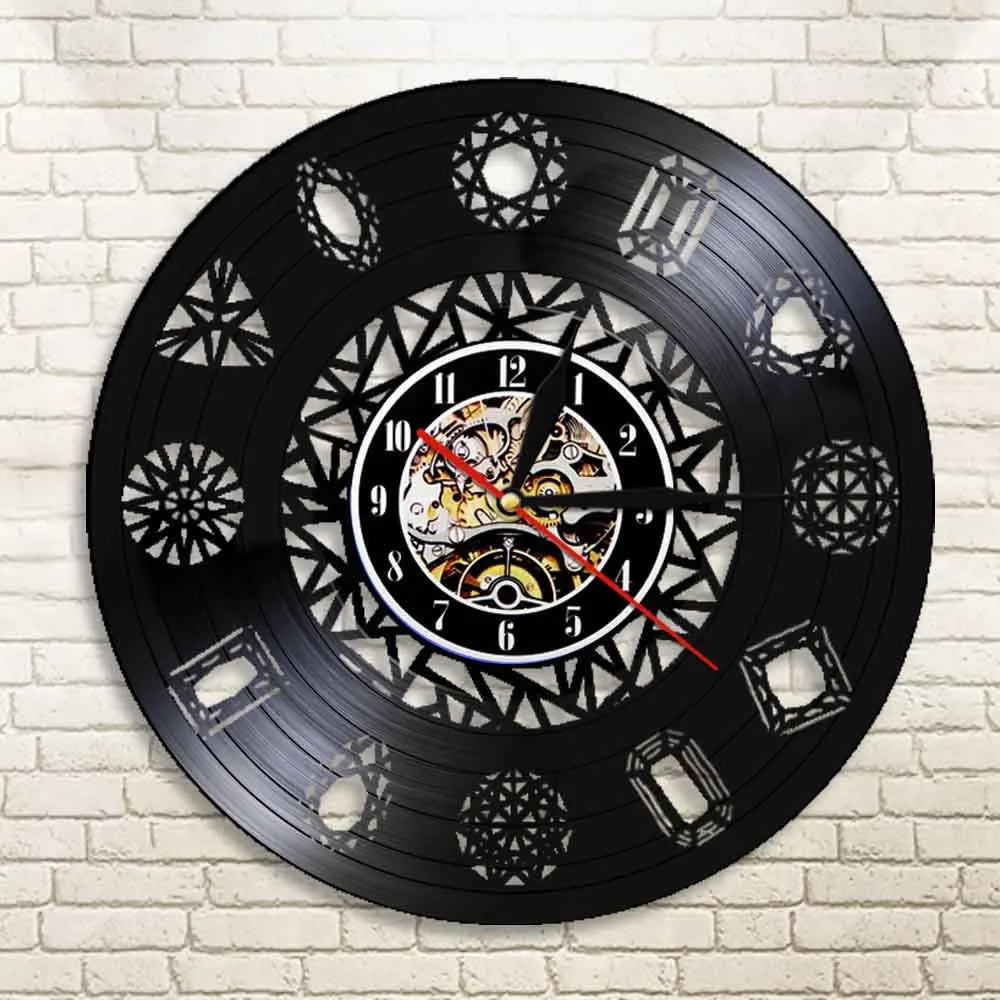 Ювелирный магазин настенные часы со стразами с кристаллами драгоценными камнями