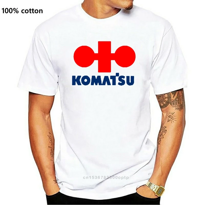 

Men T shirt New Komatsu Truck T Shirt Classic Tops Tees funny t-shirt novelty tshirt women