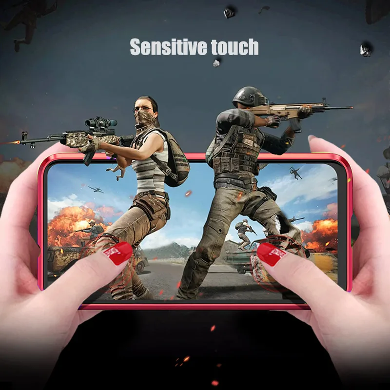 Magnetic Absorption Metal Phone Case For Samsung Galaxy A70 2019 Cover Double Glass 360 Shockproof SamsungA70 GalaxyA70 Fundas | Мобильные
