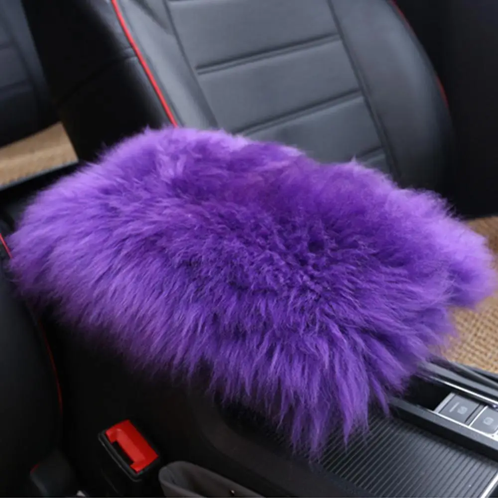 1 шт. Чехол для автомобильного подлокотника чехол пушистого центрального подушки