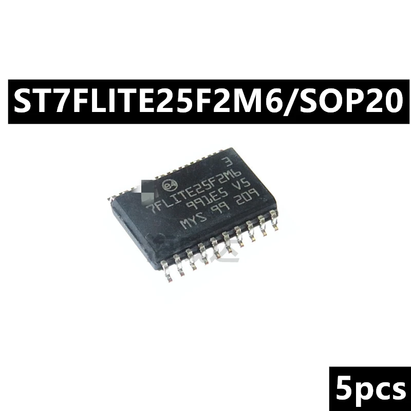 

7FLITE25F2M6 SOP20 один напряжение 8-битный микроконтроллер таймер новый оригинальный пятно 5 шт./лот