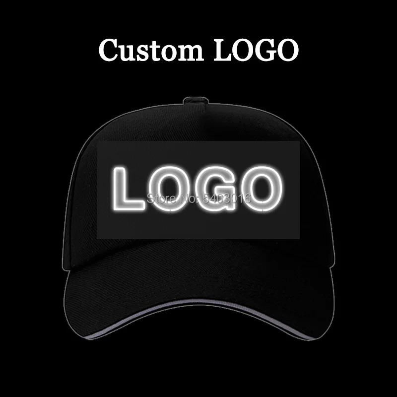 Новый модный светодиодный светильник мигающая бейсболка 10 цвета на выбор ed