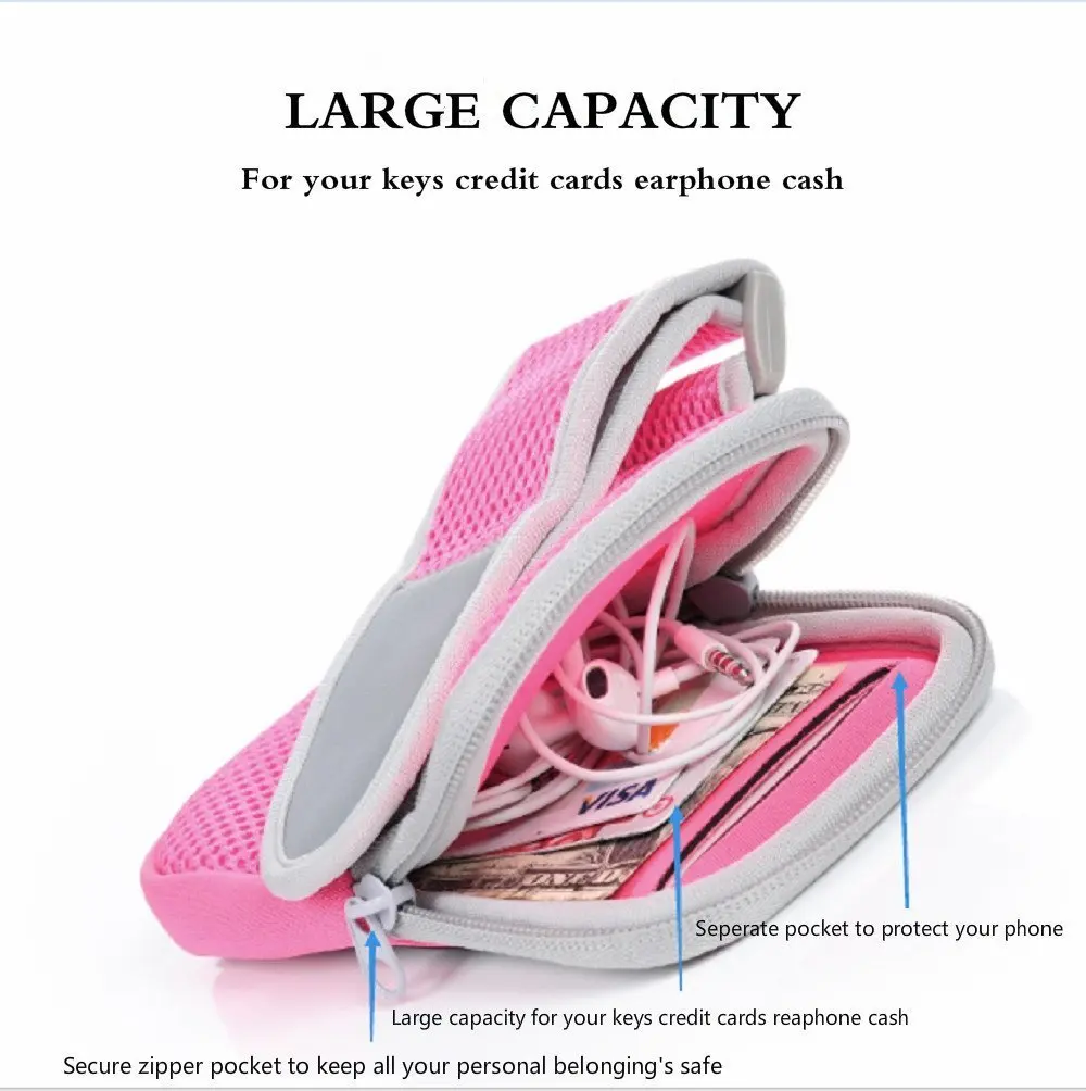 Спортивная повязка на руку LYBALL для бега с защитой от пота чехол телефона