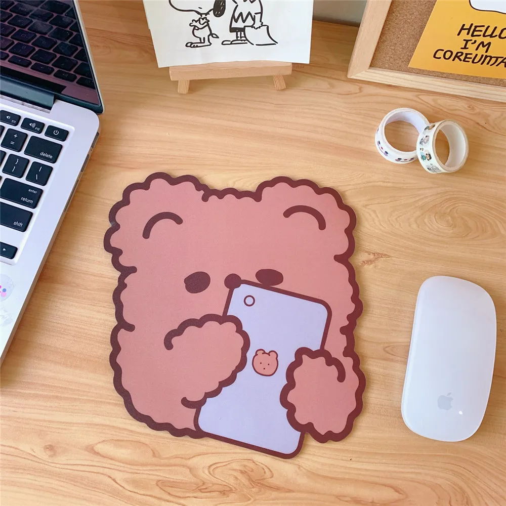 

Popular Mouse Pad Cute Carton Kawaii Baby Bear Computer Pad Desk Mat Pads Office Home Waterproof Anti-slip Fashion