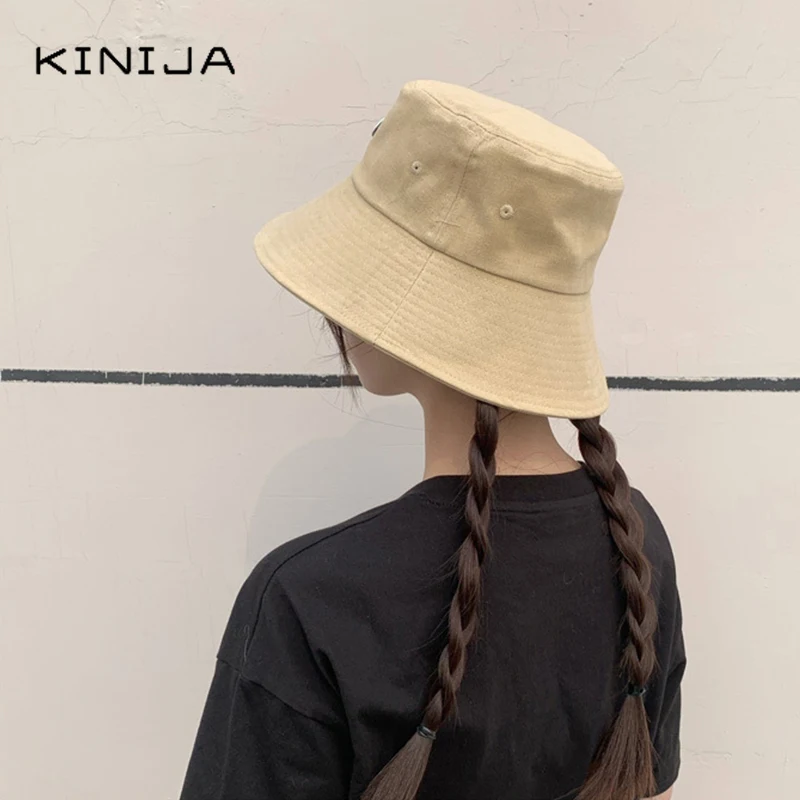 Шляпа от солнца с защитой для девочек однотонная Кепка надписью влюбленных