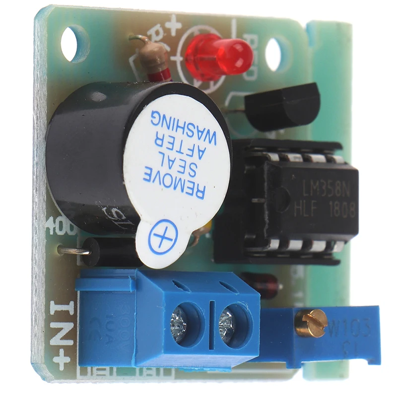 

12V Battery Sound and Light Alarm Against Over-discharge Protection Board Low Voltage /Under Voltage Protection Module