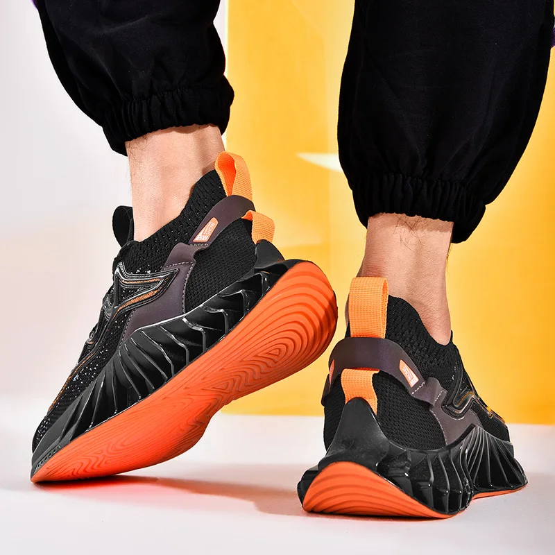 

Fashion Men Street Sneakers Running Shoes New Blade For Male Outdoor Trendy Walking Footwear Sports Trainers Younger Homme