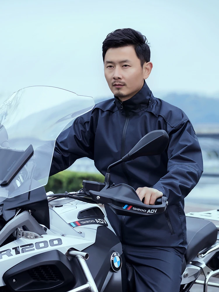 Мотоциклетный костюм дождевик желтая куртка женский комбинезон с капюшоном