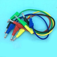 set 150cm 200cm copper safety sheath stackable 4mm banana plug to 4mm banana plug multimeter test cables probe 1kv15a colors